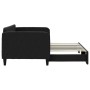 Sofá cama nido tela negro 90x200 cm de vidaXL, Camas y somieres - Ref: Foro24-3196818, Precio: 252,81 €, Descuento: %