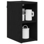 Mueble colgante con estante Riga Roble Negro 20 x 29,5 x 40 cm