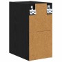 Mueble colgante con estante Riga Roble Negro 20 x 29,5 x 40 cm