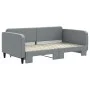 Ausziehbares Schlafsofa aus hellgrauem Stoff, 90 x 190 cm von vidaXL, Betten und Lattenroste - Ref: Foro24-3196826, Preis: 24...