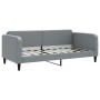 Ausziehbares Schlafsofa aus hellgrauem Stoff, 90 x 190 cm von vidaXL, Betten und Lattenroste - Ref: Foro24-3196826, Preis: 24...