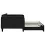 Trundle sofa bed black fabric 90x190 cm by vidaXL, Beds and slatted bases - Ref: Foro24-3196828, Price: 238,95 €, Discount: %
