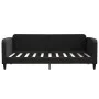 Trundle sofa bed black fabric 90x190 cm by vidaXL, Beds and slatted bases - Ref: Foro24-3196828, Price: 238,95 €, Discount: %