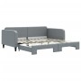 Sofá cama nido tela gris claro 100x200 cm de vidaXL, Camas y somieres - Ref: Foro24-3196821, Precio: 260,82 €, Descuento: %