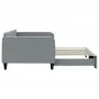 Sofá cama nido tela gris claro 100x200 cm de vidaXL, Camas y somieres - Ref: Foro24-3196821, Precio: 261,30 €, Descuento: %