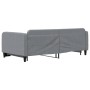 Trundle sofa bed light gray fabric 100x200 cm by vidaXL, Beds and slatted bases - Ref: Foro24-3196821, Price: 260,82 €, Disco...