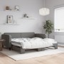 Sofá cama nido tela gris oscuro 90x190 cm de vidaXL, Camas y somieres - Ref: Foro24-3196827, Precio: 248,63 €, Descuento: %
