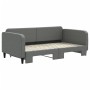 Sofá cama nido tela gris oscuro 90x190 cm de vidaXL, Camas y somieres - Ref: Foro24-3196827, Precio: 248,63 €, Descuento: %