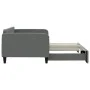 Trundle sofa bed dark gray fabric 90x190 cm by vidaXL, Beds and slatted bases - Ref: Foro24-3196827, Price: 245,05 €, Discoun...