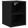 Mueble colgante con estante Riga Roble Negro 30 x 29,5 x 40 cm