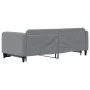 Trundle sofa bed light gray fabric 90x200 cm by vidaXL, Beds and slatted bases - Ref: Foro24-3196816, Price: 251,93 €, Discou...