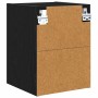 Mueble colgante con estante Riga Roble Negro 30 x 29,5 x 40 cm