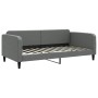 Trundle sofa bed with dark gray fabric mattress 100x200 cm by vidaXL, Beds and slatted bases - Ref: Foro24-3196840, Price: 42...
