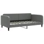 Trundle sofa bed with dark gray fabric mattress 100x200 cm by vidaXL, Beds and slatted bases - Ref: Foro24-3196840, Price: 42...