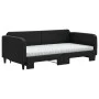 Trundle sofa bed with black fabric mattress 100x200 cm by vidaXL, Beds and slatted bases - Ref: Foro24-3196841, Price: 428,46...
