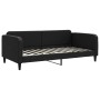 Trundle sofa bed with black fabric mattress 100x200 cm by vidaXL, Beds and slatted bases - Ref: Foro24-3196841, Price: 436,97...