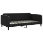 Trundle sofa bed with black fabric mattress 100x200 cm by vidaXL, Beds and slatted bases - Ref: Foro24-3196841, Price: 428,46...