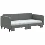 Trundle sofa bed with dark gray fabric mattress 90x190 cm by vidaXL, Beds and slatted bases - Ref: Foro24-3196845, Price: 407...