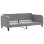 Sofá cama nido con colchón tela gris claro 90x200 cm de vidaXL, Camas y somieres - Ref: Foro24-3196834, Precio: 445,49 €, Des...