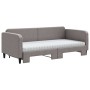 Sofá cama nido con colchón tela gris taupe 90x200 cm de vidaXL, Camas y somieres - Ref: Foro24-3196837, Precio: 439,56 €