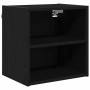 Mueble colgante con estante Riga Roble Negro 40 x 29,5 x 40 cm