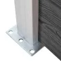 Black WPC Fence Panel Set 1737x186 cm by vidaXL, fence panels - Ref: Foro24-3070437, Price: 2,00 €, Discount: %