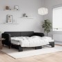 Trundle sofa bed with black fabric mattress 90x200 cm by vidaXL, Beds and slatted bases - Ref: Foro24-3196836, Price: 439,93 ...