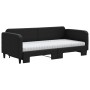 Trundle sofa bed with black fabric mattress 90x200 cm by vidaXL, Beds and slatted bases - Ref: Foro24-3196836, Price: 439,93 ...