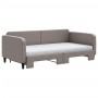 Sofá cama nido con colchón tela gris taupe 100x200 cm de vidaXL, Camas y somieres - Ref: Foro24-3196842, Precio: 438,14 €, De...