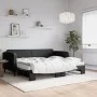 Sofá cama nido con colchón tela negro 90x190 cm de vidaXL, Camas y somieres - Ref: Foro24-3196846, Precio: 400,91 €, Descuent...