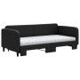 Sofá cama nido con colchón tela negro 90x190 cm de vidaXL, Camas y somieres - Ref: Foro24-3196846, Precio: 406,20 €, Descuent...