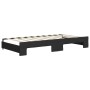Sofá cama nido con colchón tela negro 90x190 cm de vidaXL, Camas y somieres - Ref: Foro24-3196846, Precio: 406,20 €, Descuent...