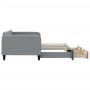 Trundle sofa bed with drawers light gray fabric 90x190 cm by vidaXL, Beds and slatted bases - Ref: Foro24-3196862, Price: 289...