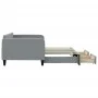 Trundle sofa bed with drawers light gray fabric 90x190 cm by vidaXL, Beds and slatted bases - Ref: Foro24-3196862, Price: 285...