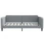 Trundle sofa bed with drawers light gray fabric 90x190 cm by vidaXL, Beds and slatted bases - Ref: Foro24-3196862, Price: 285...