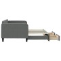 Sofá cama nido con cajones tela gris oscuro 90x200 cm de vidaXL, Camas y somieres - Ref: Foro24-3196853, Precio: 290,51 €