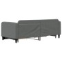 Sofá cama nido con cajones tela gris oscuro 90x200 cm de vidaXL, Camas y somieres - Ref: Foro24-3196853, Precio: 290,51 €