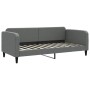 Sofá cama nido con cajones tela gris oscuro 90x200 cm de vidaXL, Camas y somieres - Ref: Foro24-3196853, Precio: 290,51 €