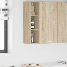 Mueble colgante con estante Riga Roble Sonoma 20 x 29,5 x 80 cm