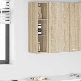 Mueble colgante con estante Riga Roble Sonoma 20 x 29,5 x 80 cm