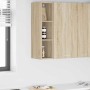 Mueble colgante con estante Riga Roble Sonoma 20 x 29,5 x 80 cm
