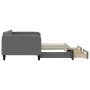 Sofá cama nido con cajones tela gris oscuro 90x190 cm de vidaXL, Camas y somieres - Ref: Foro24-3196863, Precio: 288,95 €, De...