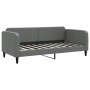 Sofá cama nido con cajones tela gris oscuro 90x190 cm de vidaXL, Camas y somieres - Ref: Foro24-3196863, Precio: 288,95 €, De...