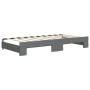 Sofá cama nido con cajones tela gris oscuro 90x190 cm de vidaXL, Camas y somieres - Ref: Foro24-3196863, Precio: 288,95 €, De...