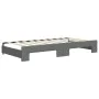 Trundle sofa bed with drawers dark gray fabric 90x190 cm by vidaXL, Beds and slatted bases - Ref: Foro24-3196863, Price: 284,...