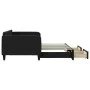 Trundle sofa bed with drawers black fabric 90x190 cm by vidaXL, Beds and slatted bases - Ref: Foro24-3196864, Price: 279,00 €...