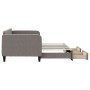 Trundle sofa bed with drawers taupe gray fabric 90x200 cm by vidaXL, Beds and slatted bases - Ref: Foro24-3196855, Price: 288...