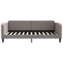 Trundle sofa bed with drawers taupe gray fabric 90x200 cm by vidaXL, Beds and slatted bases - Ref: Foro24-3196855, Price: 288...