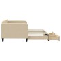 Ausziehbares Schlafsofa mit Schubladen, cremefarbener Stoff, 90 x 200 cm von vidaXL, Betten und Lattenroste - Ref: Foro24-319...