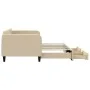 Ausziehbares Schlafsofa mit Schubladen, cremefarbener Stoff, 90 x 200 cm von vidaXL, Betten und Lattenroste - Ref: Foro24-319...